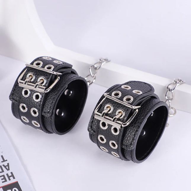 New BDSM Adult Games Handcuff Wrist Ankle Cuffs Restraints Bondage Sex Toy Restraints Sex Bondage Exotic Sex Toys for Women
