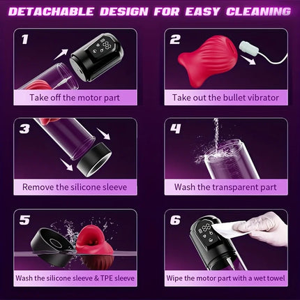 Male Masturbator Penis Pump Enlarger Transparent Visual Male Sex Toys for Men APP Control Vibrating Vacuum Suction Glans Trainer