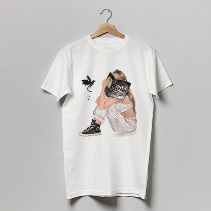 Fourth Wing book T-shirt Bookish Tee Hair And Skin Options Y2k Streetwear Top