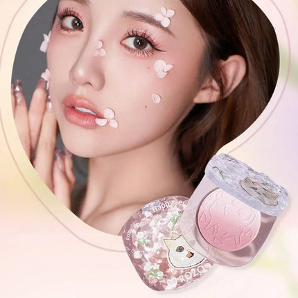 Powder Blusher Soft Matte Fog Cheek Blush Long Lasting Pigmented Natural Velvet Trending Aesthetic Blusher Cosmetics