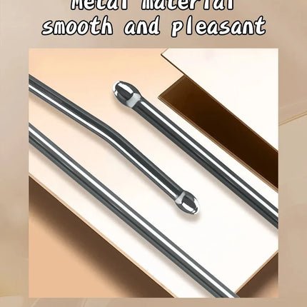 1PCS Metal Suction Cup urethra dilator penis plug, urethral sounds, urethral massage, prostate masturbation, dick urethral mastu
