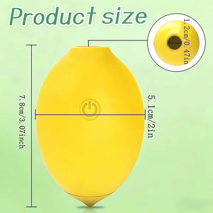 Hidden Female Lemon Masturbation Vibrator 10 Levels Strong Suction Nipple Clitoris Anal Stimulating Hidden Sex Toy for Women