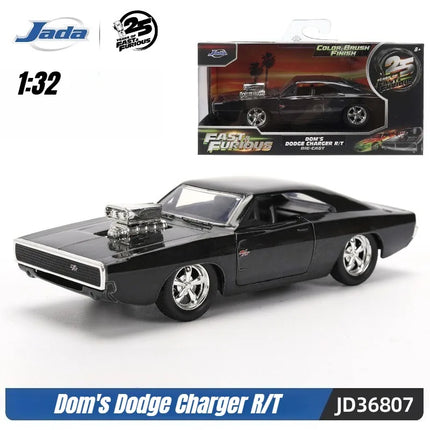Jada Toys 1:32 Fast&Furious Alloy Car,Mitsubishi Lancer TOYATO Super Nissan Skyline GTR Jetta RX-7 Collection Gift Toys for Kids
