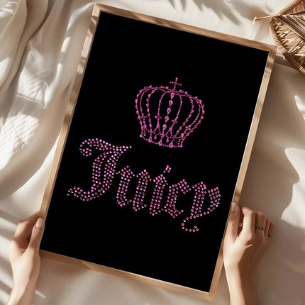 J-Juicy C-Couture Poster Home Living Room Bedroom Bar Cafe Art Decor