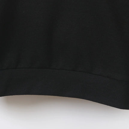 Cyber Circuit Board Digital "67" Printed, Dazzling And Tech-Savvy Black Children's Hooded Sweatshirt
