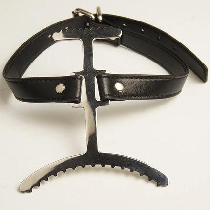 BDSM Stainless Steel Heretics Fork Posture Collar Neck Bondage Restraints,Sex Toys for Couples,SM Adult Games