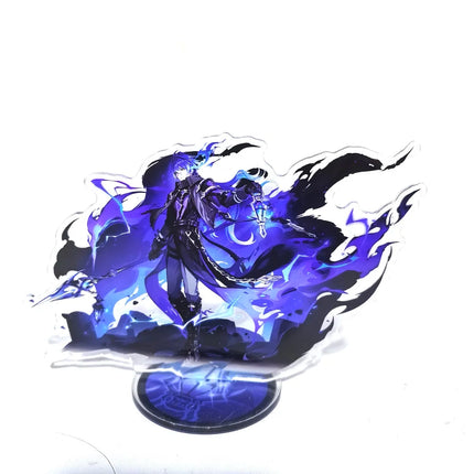 Anime Genshin Impact Figure VARKA ZIBAI Acrylic Stand Model Plate 1pc Desk Decor Standing Sign Game Fans Gift