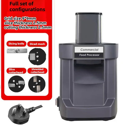 110V/220V Commercial Vegetable Cutting Machine Automatic Vegetable Carrot Potato Chopper Slice Shred Diced Quickly Vegetables