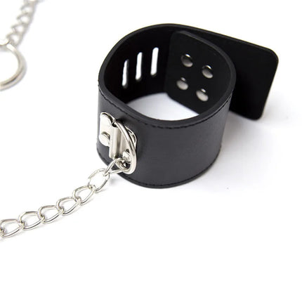 Sex Games for Adults Tools Leather Neck Collar Handcuffs Ankle Cuffs Erotic BDSM Bondage Restraints Sex Toys For Couples