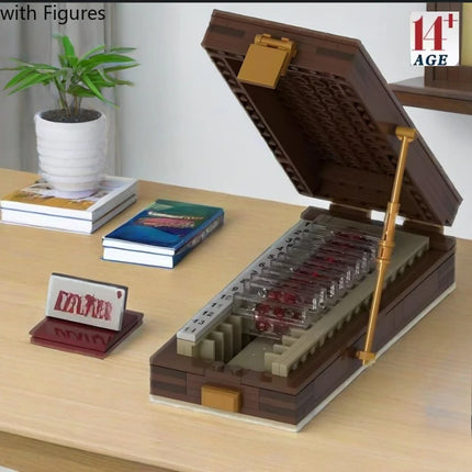 MOC 194pcs Dexter Morgan's Trophies Box nan Perfect Birthday Party Favorite DIY Building Blocks for Kids Christmas Gift Toys
