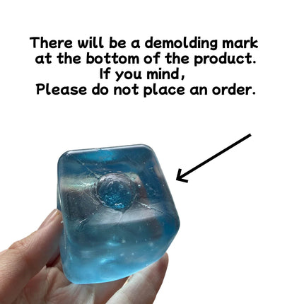 Slow Rebound Ice Cubes Squishy Squeeze Toy - Stress Relief Sensory Fidget for Kids Adults, ADHD Autism Soft Squeeze Toys