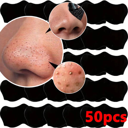 10/30/50pcs Unisex Blackhead Remove Mask Peel Nasal Strips Deep Cleansing Shrink Pore Nose Black Head Stickers Skin Care Patch