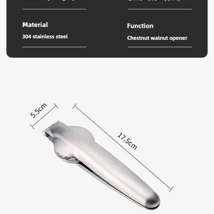 Stainless Steel Chestnut Opener, Cross Shaped Chestnut, Household Multifunctional Peeling Tool, Chestnut Clip, Walnut Clip