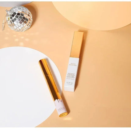 3D Mascara Eyelashes Lengthening Black Lash Eyelash Extension Eye Lashes Brush Beauty Makeup Long-wearing Gold Color Mascara