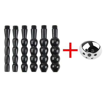 Metal ABS Catheter Set Horse Eye Urethral Plug Male Porous Urinary Tract Expander Alternative Adult Toy Urethral Stimulator