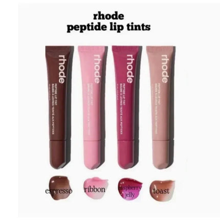 4pcs Soft Tube Mirror Lip Gloss Lip Oil Nude Brown Plumping Lip Gloss Moisturising Transparent Lipgloss Beauty Cosmetics Makeup