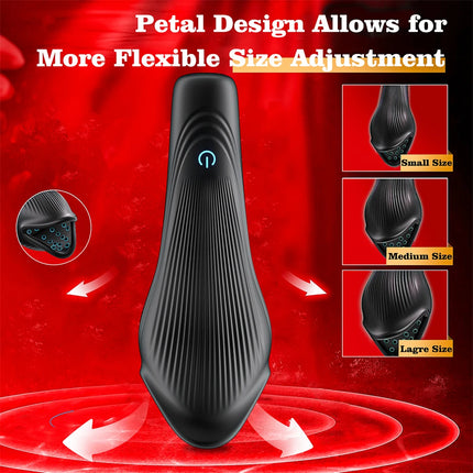 Powerful Vibrating Tongue Licking Vibrator Male Glan Massager Delay Stamina Trainer Oral Sex Climax Masturbation Sex Toy for Men