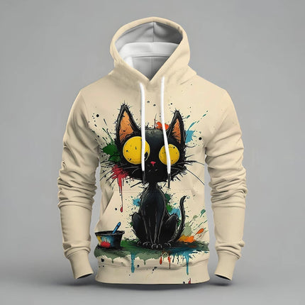 Funny Animal Pattern Hoodies 3D Print Men Women Hooded Sweatshirts Y2k Pullovers Tracksuit Male Top Clothing hoodies for man