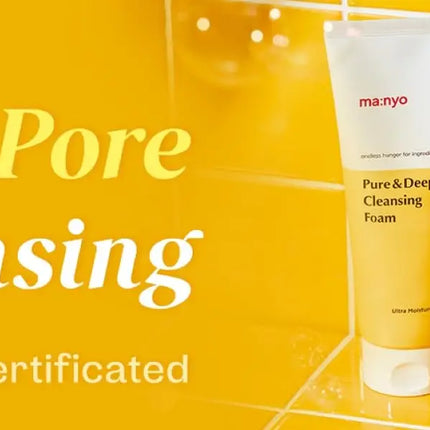 ma:nyo Double Cleanse Set Pure Cleansing Oil Deep Cleansing Foam Blackhead Melting Daily Makeup Removal Korean Skincare