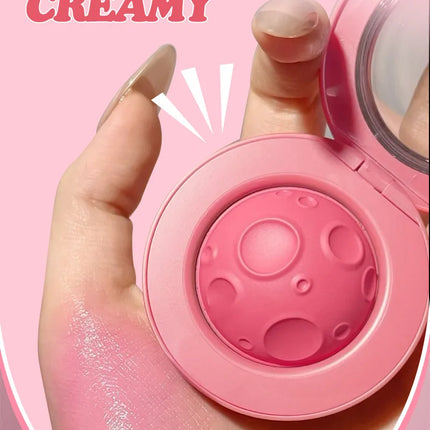 Moon modeling 2 in 1 Lip Mud Mist Lipstick Moisturizing Velvet Matte Mousse Solid Lip Gloss Cheek Blush Cream Tint Lips Makeup