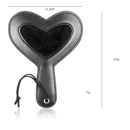 Riveted Heart Slapper Paddle Spanking Adult Game for Couples Sex Toy Flogger Whip Fetish Slave Flirting Bondage Boutique Studded