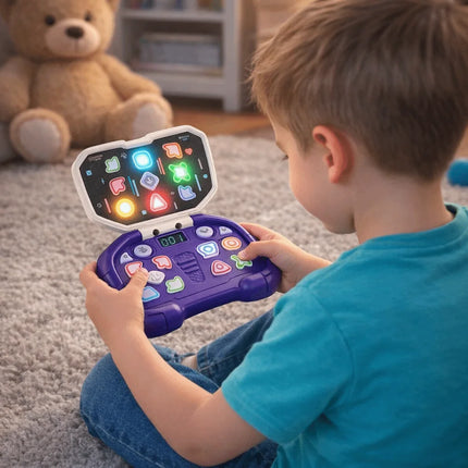 Flip Design Rhythm Master Quick Press Flashing Lights Rhythm Dance Game Push Button Children Gits Push Game Machine Training