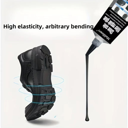 2Pcs Shoe Repair Glue Kit White Black Sole Waterproof Quick Drying Filling Repair Glue Wear-resistant Sealant Crack Repair Agent