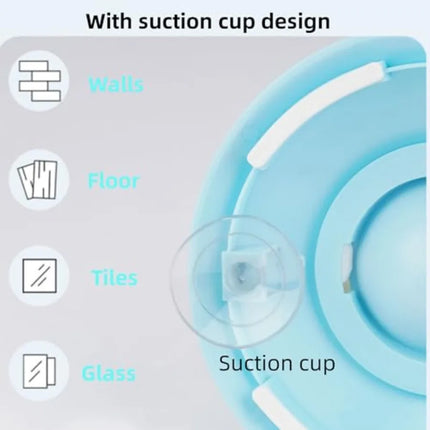 Dog Lick Bowl with Rolling Ball, Dog Licking Bowl for Liquid Food, Anxieties Relief Slow Feeder, Cat Treat Dispenser Licks Toys