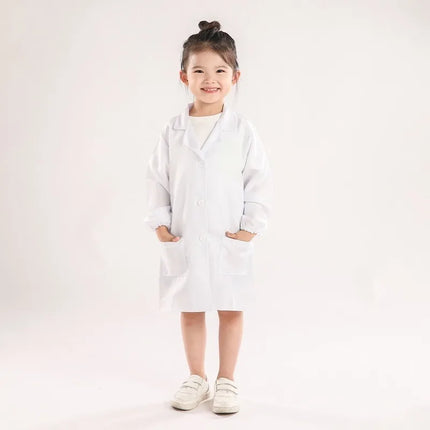 Experimental Role-playing Children's Doctor Nurse Suit Set White Coat Work Suit Children's Role-playing Game Suit
