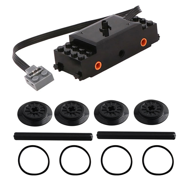 Technical MOC Power Functions Train Motor Compatible for Legoeds Building Blocks 88002