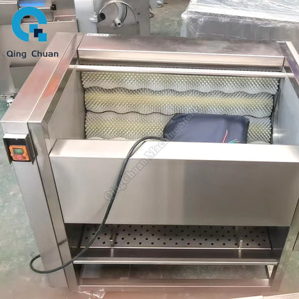 Potato Peeling Cleaning Machine Commercial Radish Brush Clean Machine Stainless Steel Carrot Washing Lotus Root Peel Machine