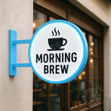 Custom Business Lightbox Sign Advertising Double-Sided Illuminated Personalized Customizable Auto Repair Shop Decor LED Signage