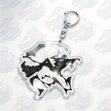 Cartoon Chibi Postal Dude Keychain Accessories Bag Anime Postal Peeker Keyrings Jewelry Manga Game Fans Gifts