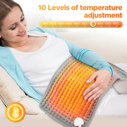 30x60cm Electric Blanket 9/10 Levels Hot Compress Pad for Legs Back Hands Warmer Adjustment Temperature Fast Heating Thermal Mat