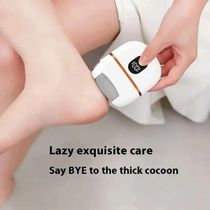 Electric Foot Exfoliator, Rechargeable Portable Electronic Foot Grinder Set, Foot Cleaning Brush, Quickly Removes Calluses and Dead Skin, Professional Manicure Tool, Ideal Gift for Dead Skin Care, Includes 3 Grinding Heads