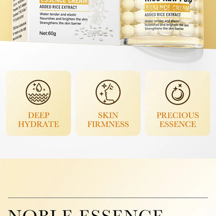 BIOAOUA Rice deep Moisturizing Essence Cream brightning hydrating face cream firming Rejuvenating Cream skin care for women