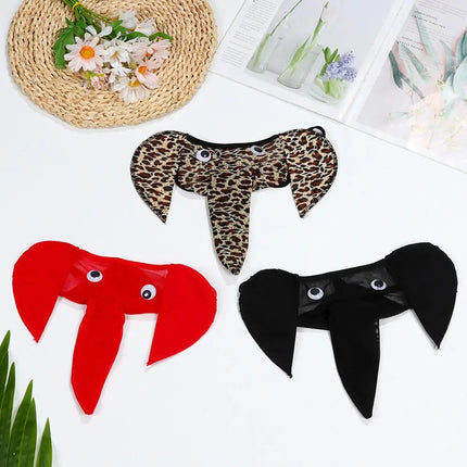 en's Sexy Elephant Lingerie G-string Male T-back Thongs Bulge Pouch Underwear Men's Clothing