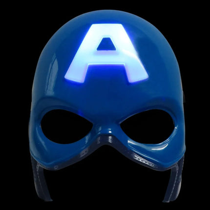 New Movie Avengers Marvel Hulk Action Figure PVC LED Light Spiderman Hulk Mask Gloves Collection Decoration Kids Toys Gift