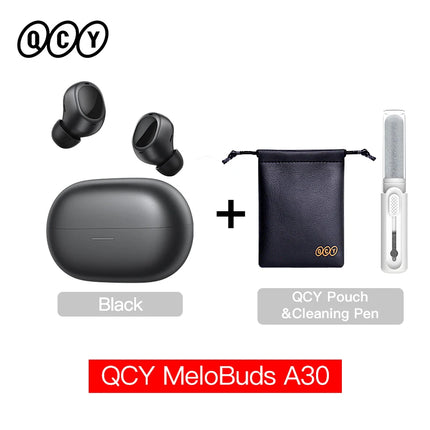QCY MeloBuds A30 Wireless Earbuds 60dB Adaptive AI Scene ANC 8-Mic 3-Device Connect Bluetooth Earphones LDAC Hi-Res Headphones