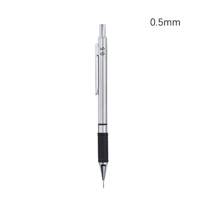 Metal Mechanical Pencil 0.3/0.5/0.7/0.9/2.0mm HB Automatic Pencil with Protective Cover Office School Writing Supplies