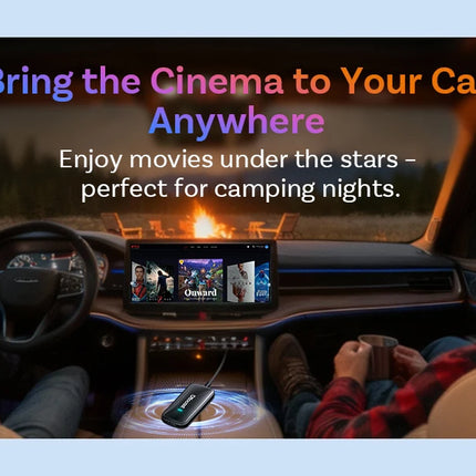 OTTOCAST Play2Video Ultra 3 In 1 Ai Box Wireless CarPlay Android Auto Adapter Built-in APP Hub for Youtube Netflix IPTV Tiktok