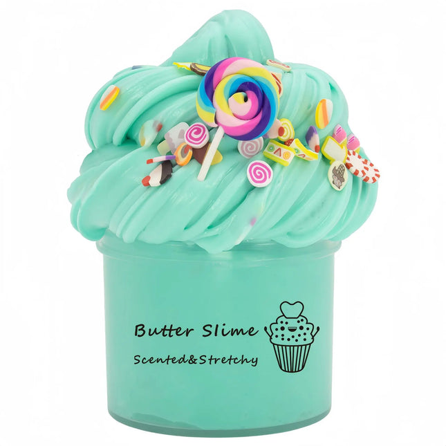70ml Chocolate Cookies Butter Scented Slime Kit - Soft Fluffy DIY Plasticine Putty for Party Favors Birthday Gift Toy