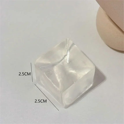 Sticky Cute Cat Cheese Bread Pinch Toy Pressure Relief Soft Fingertip Toy Relieving Squeeze Decompression Slow Rebound Toy