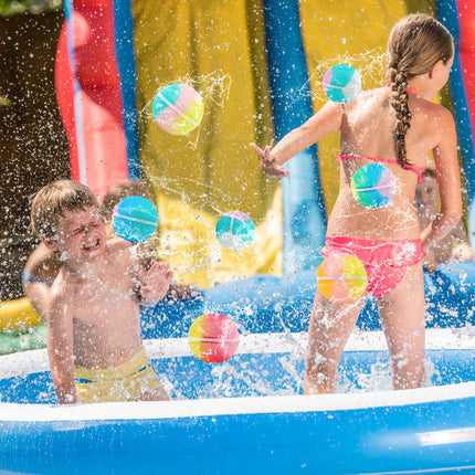 6.8CM color magnetic silicone water ball, reusable water ball, self sealing and quick filling water ball toy