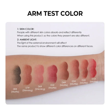Tapered Nib Lip Liner Pencil Long-Lasting Matte Black Brown Velvet Lipstick Waterproof Natural Slim Lip Liner Makeup Cosmetics