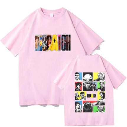 Hot Game Dispatch Peripherals Funny Graphic Print T-shirt Cotton Loose Casual Hip Hop Tees Streetwear Men Women Oversized Tops