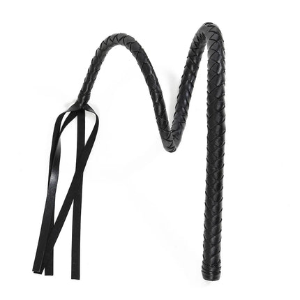 BDSM Leather Bullwhip Snake Whip Long Spanking Paddle Slave Role Play Fetish Gear Bondage Restraint Adult Sex Toy for Women Men