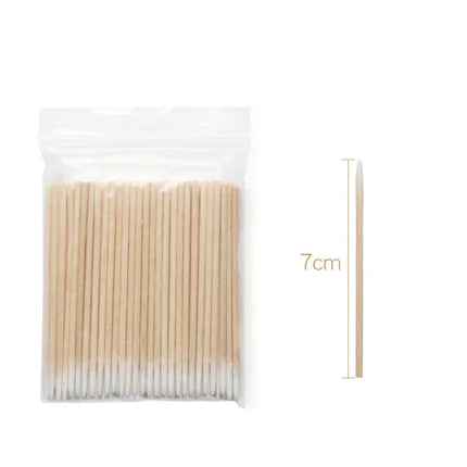 Cleaning Stick Nail Sprout Wooden Cotton Head Manicure Details Correction Nail Polish Makeup Remover Art Tool
