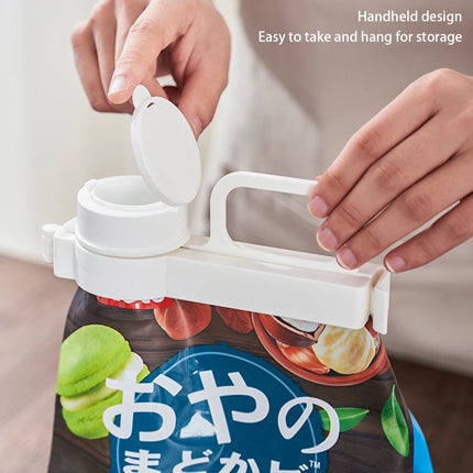 2 In 1 Food Sealing Clip Fresh-Keeping Snack Sealing Clip With Pour Spout Moisture-Proof Sealing Device For Food Snacks Storage