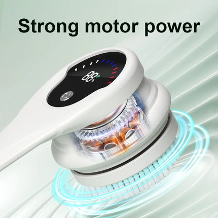 Electric Body Brush Back Skin Scrubber for Shower Waterproof Bath Brush with 5 Heads 3 Levels for Cleansing and Massaging Skin